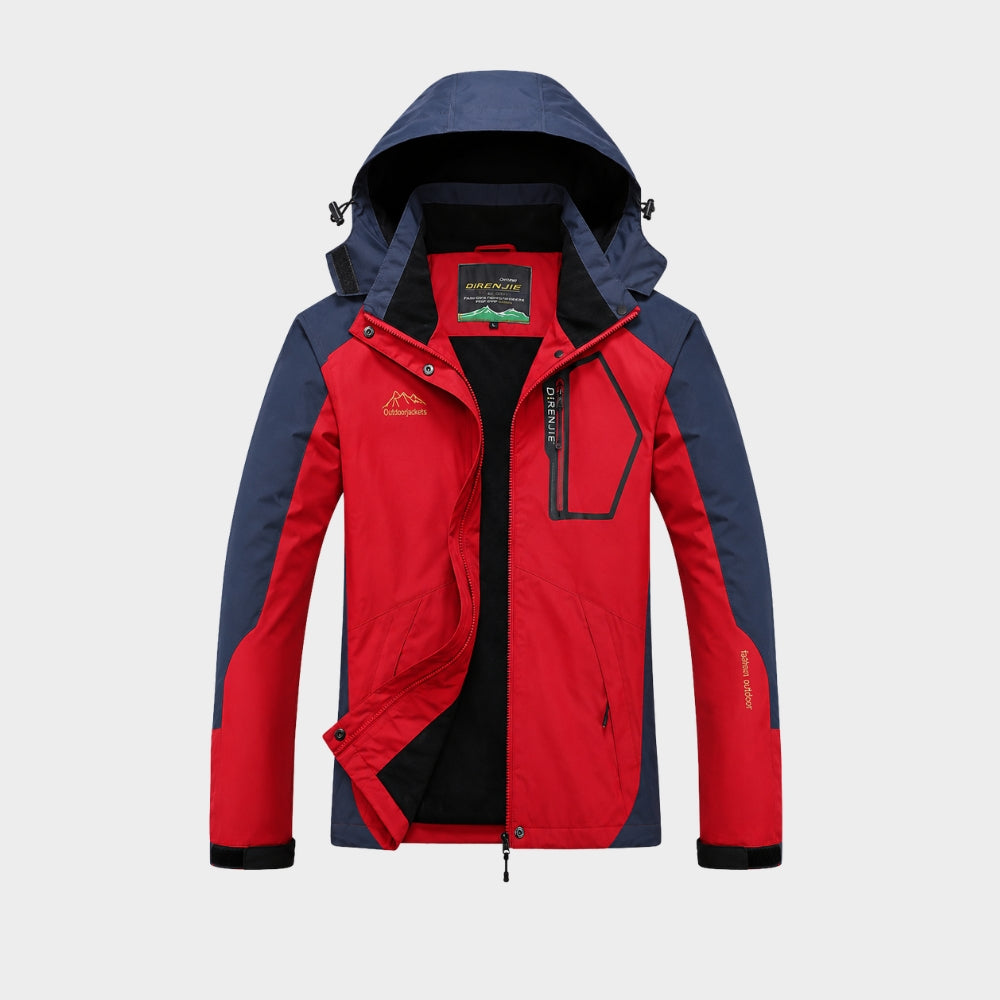 unisex hooded windproof waterproof hiking jacket