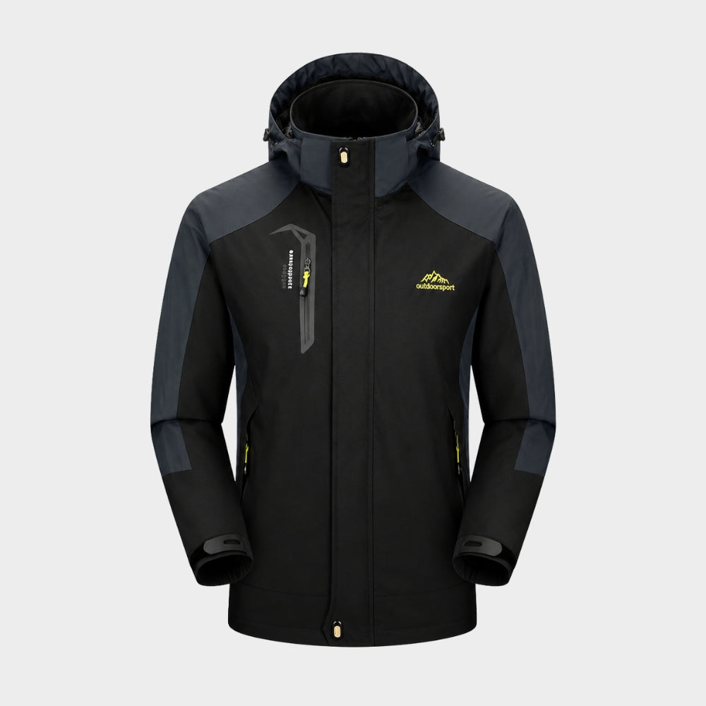 womens waterproof windproof hiking jacket hooded outdoor