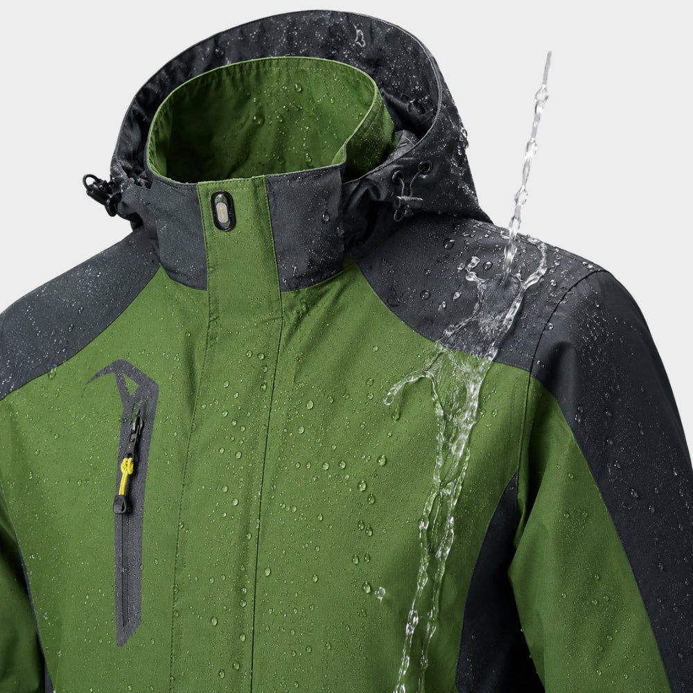 mens waterproof windproof hiking jacket outdoor