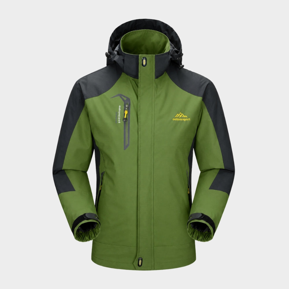 mens waterproof windproof hiking jacket outdoor