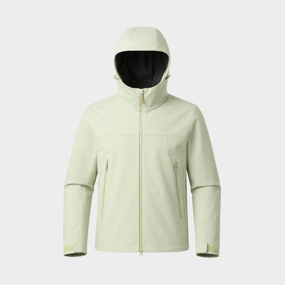 unisex waterproof windproof hiking jacket hooded