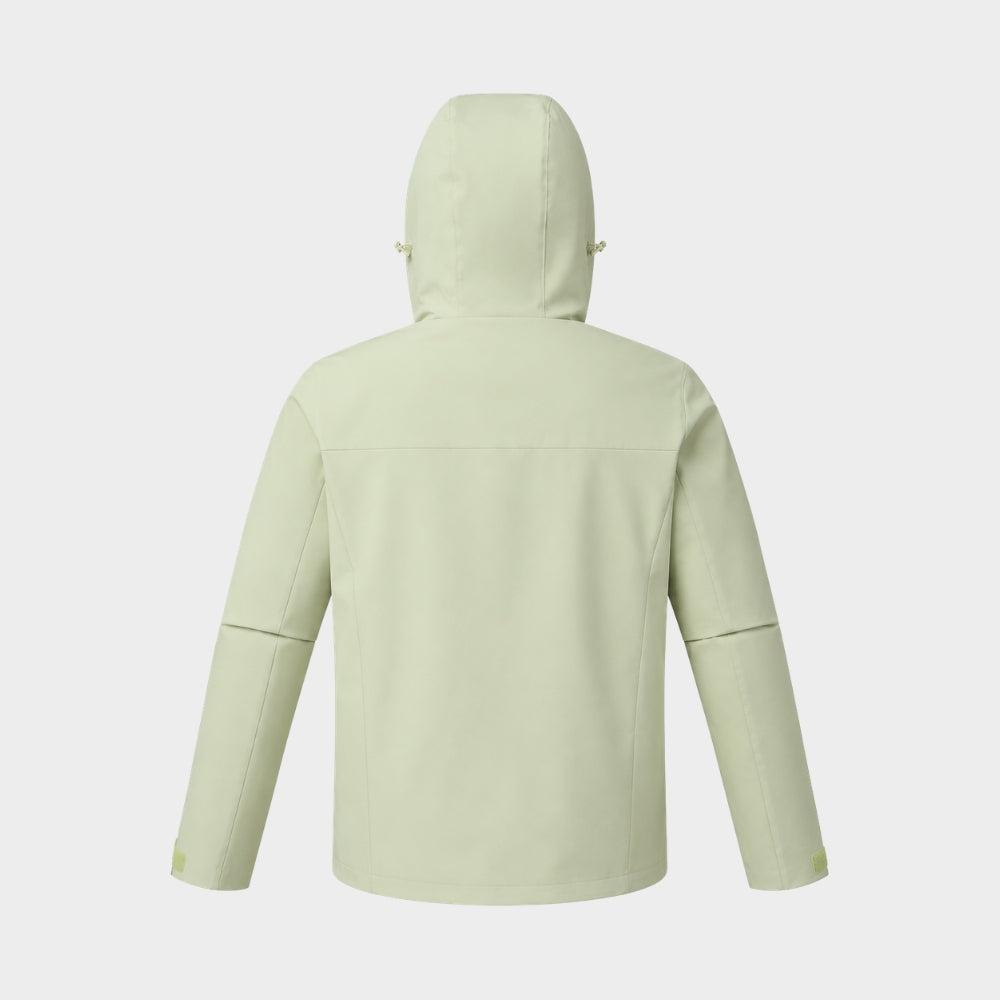 unisex waterproof windproof hiking jacket hooded