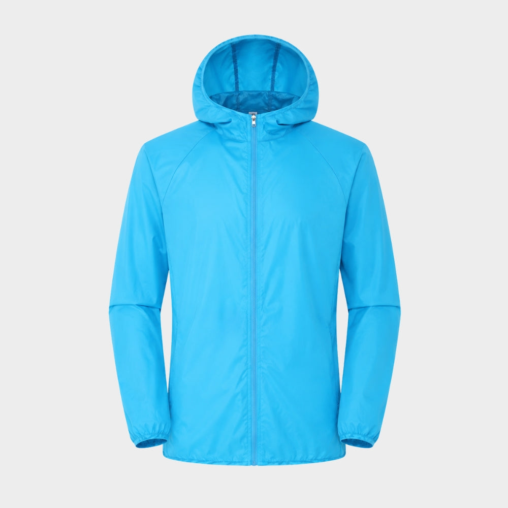 unisex lightweight waterproof anti UV windbreaker jacket