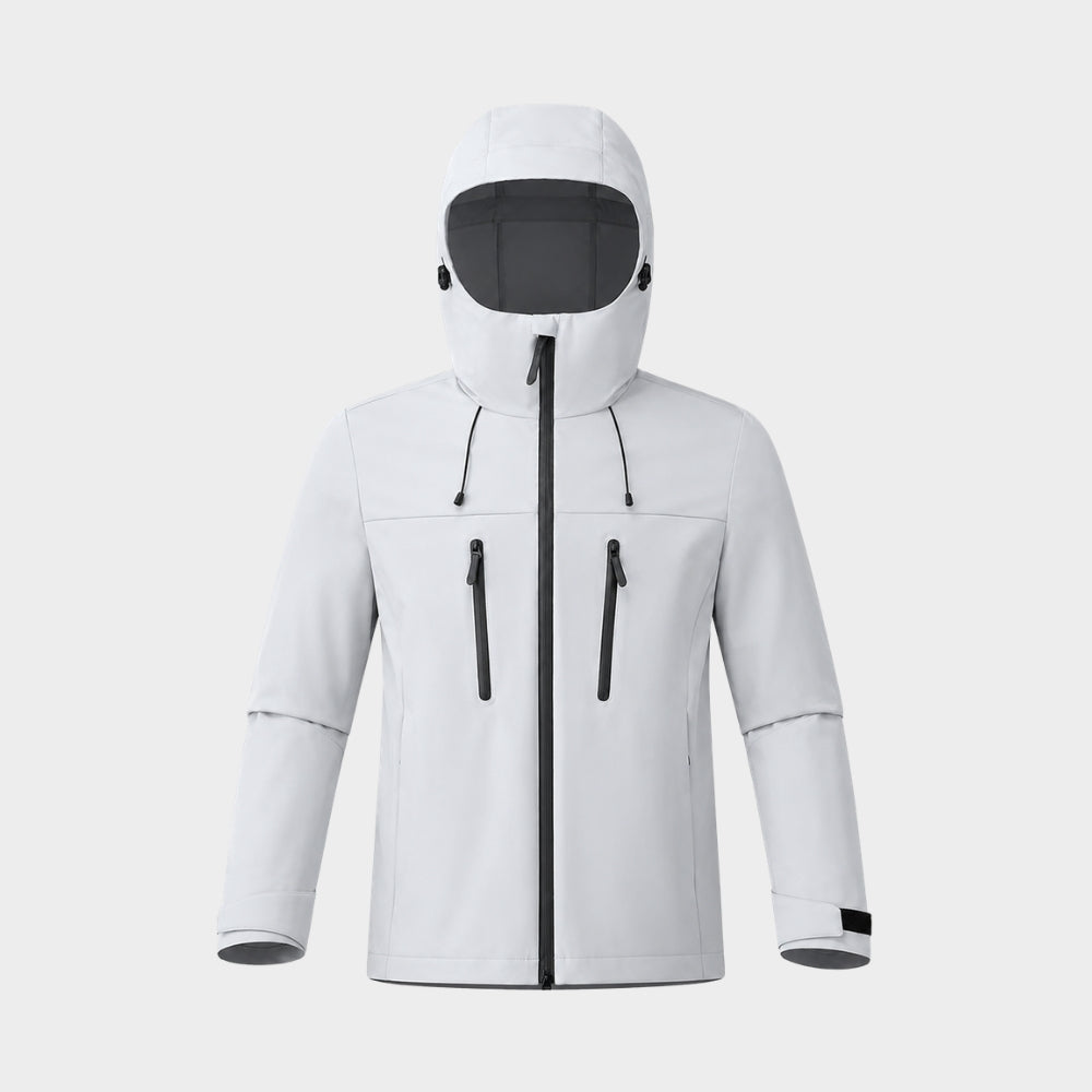 unisex hooded waterproof windbreaker jacket outdoor