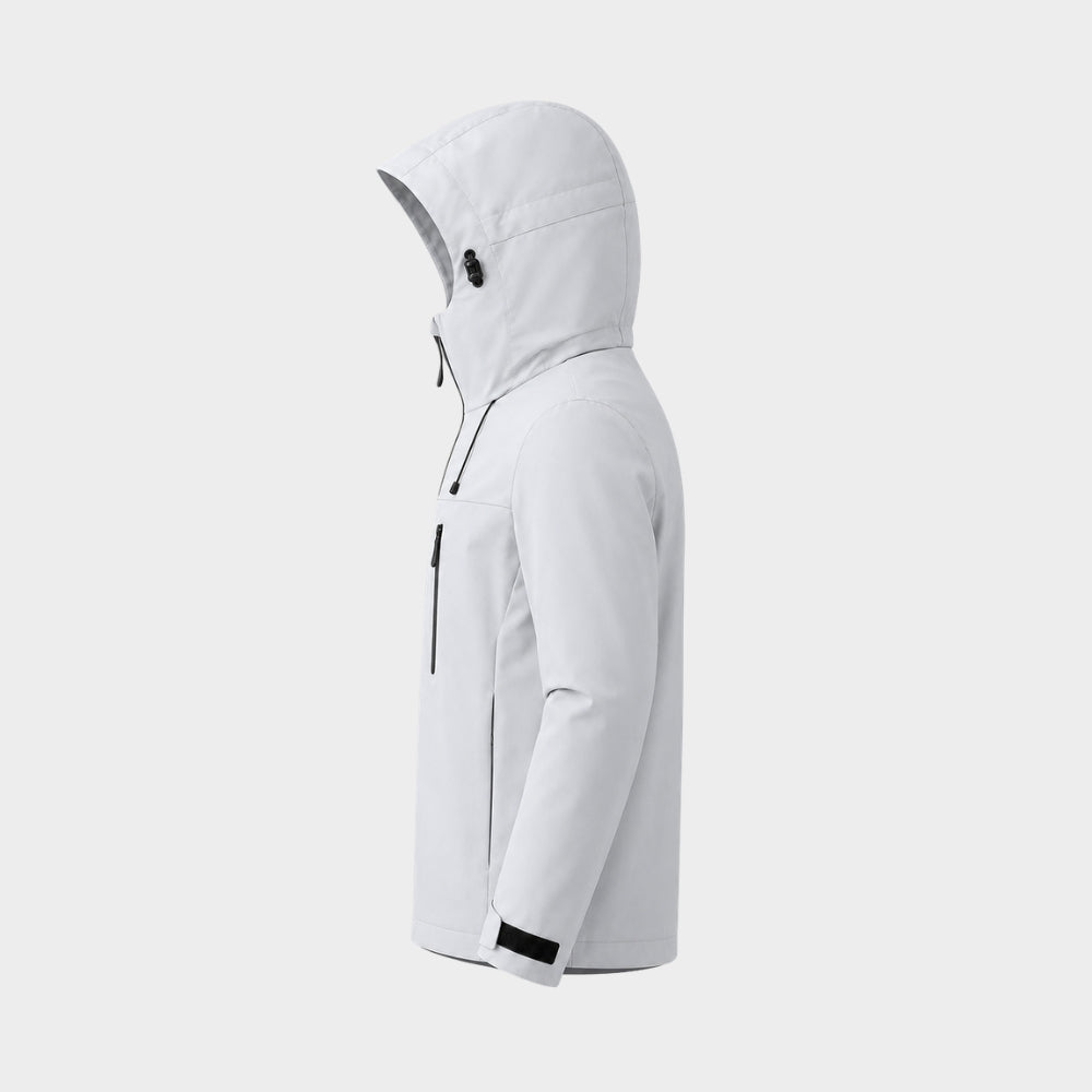 unisex hooded waterproof windbreaker jacket outdoor