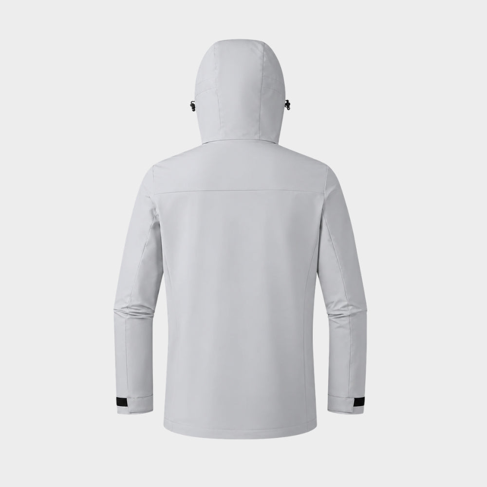 unisex hooded waterproof windbreaker jacket outdoor