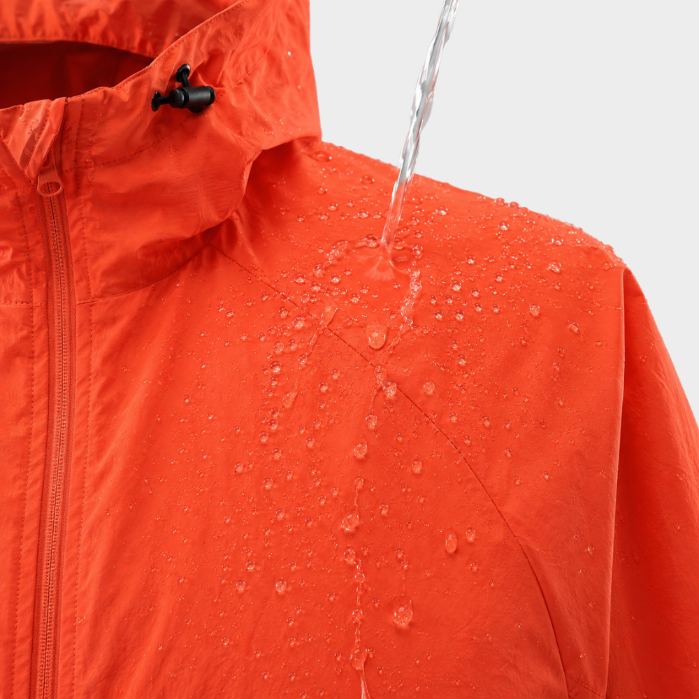 unisex lightweight sun protective waterproof hiking jacket