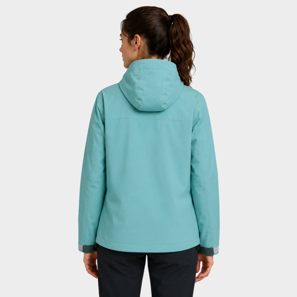 unisex waterproof hiking windbreaker jacket with hood