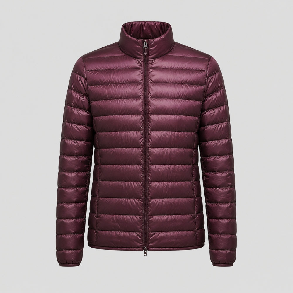 mens ultralight hooded down jacket winter slim fit