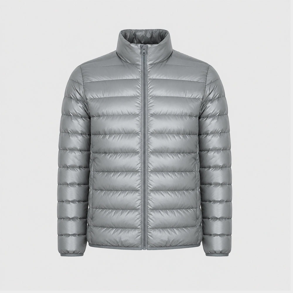 mens ultralight hooded down jacket winter slim fit