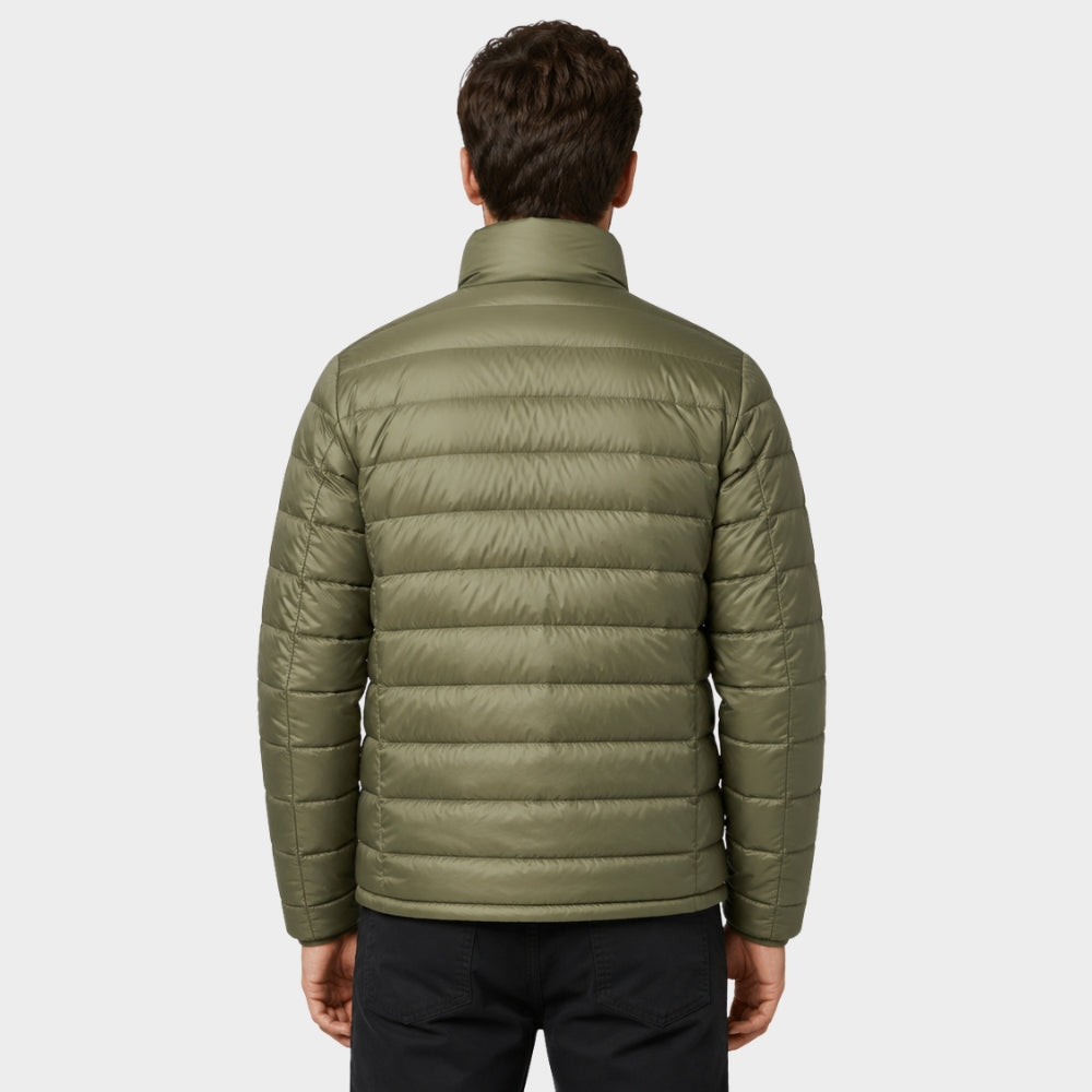 mens ultralight hooded down jacket packable warm