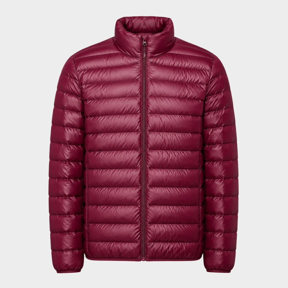 mens ultralight hooded down jacket packable warm
