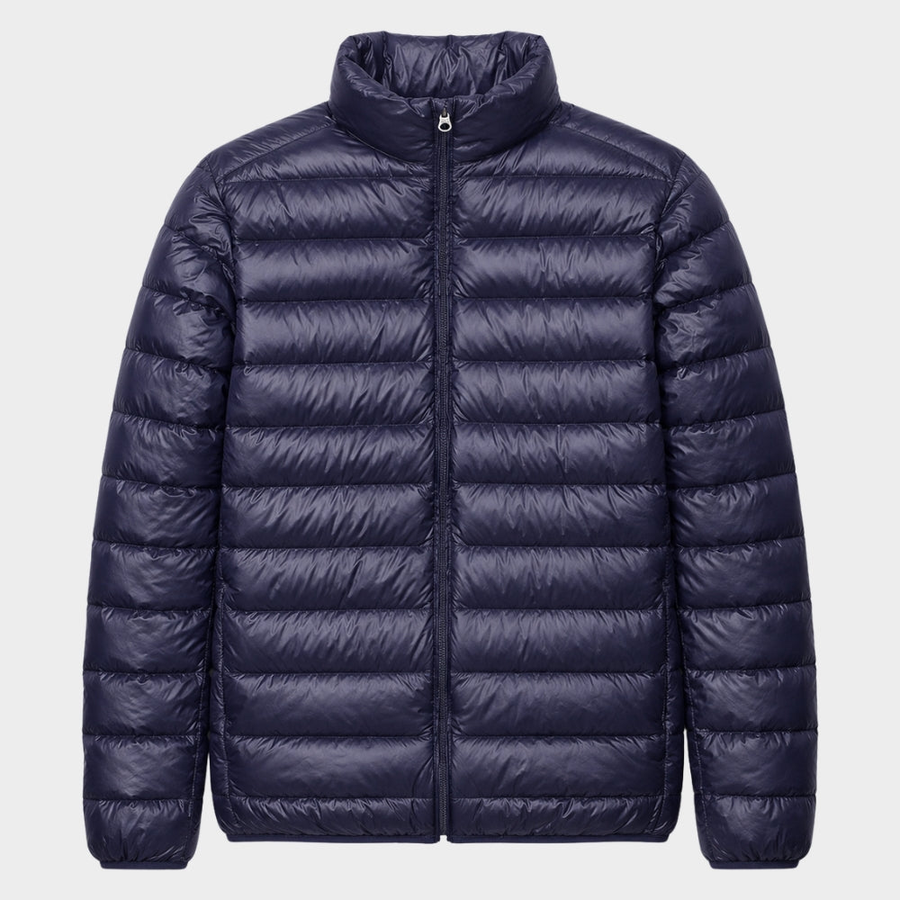 mens ultralight hooded down jacket packable warm