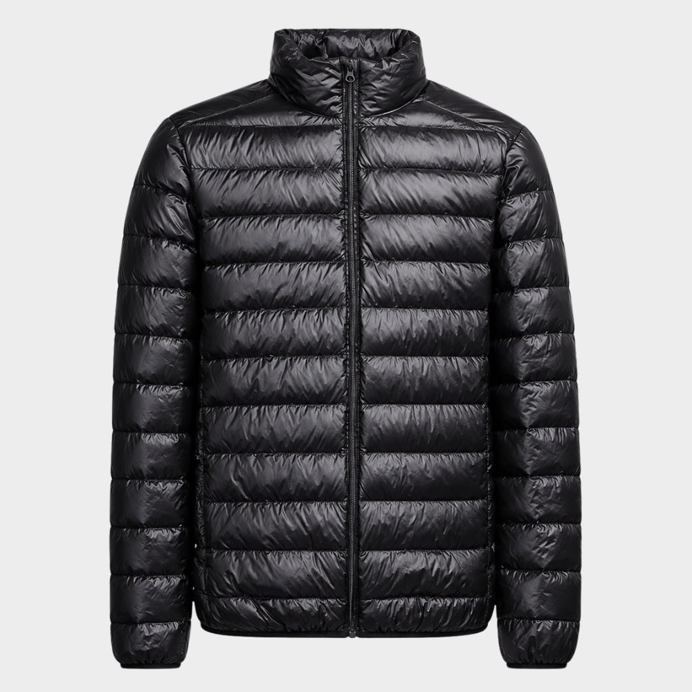 mens ultralight hooded down jacket packable warm