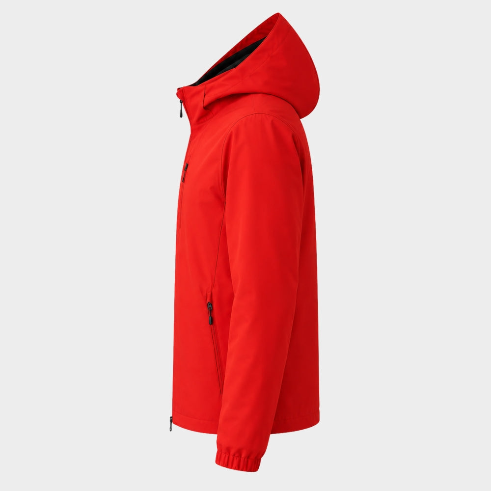 mens lightweight waterproof softshell hooded jacket