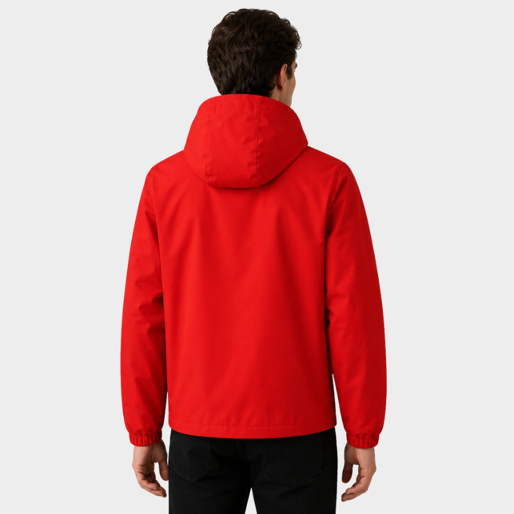 mens lightweight waterproof softshell hooded jacket