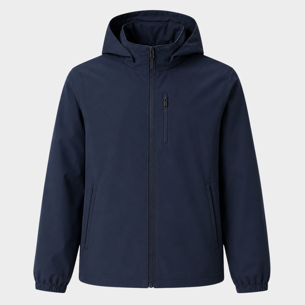 mens lightweight waterproof softshell hooded jacket