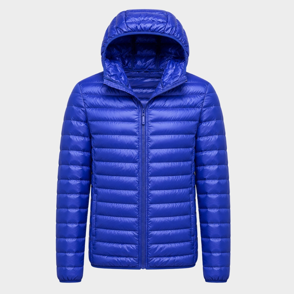 mens ultralight duck down puffer jacket windproof