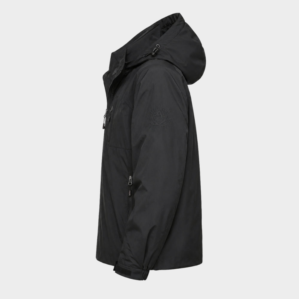 mens lightweight waterproof hooded windbreaker jacket