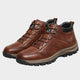 mens winter fleece lined hiking boots anti slip