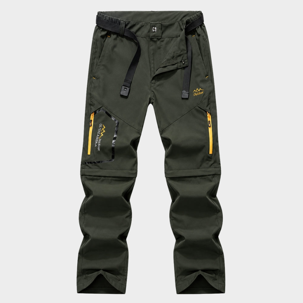convertible hiking trousers quick dry zip off cargo pants