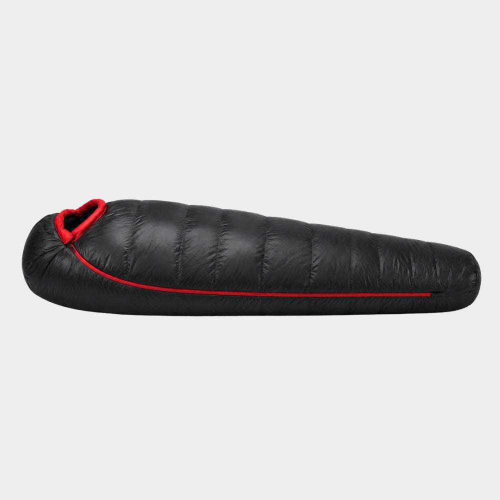 winter mummy sleeping bag extended size for tall campers