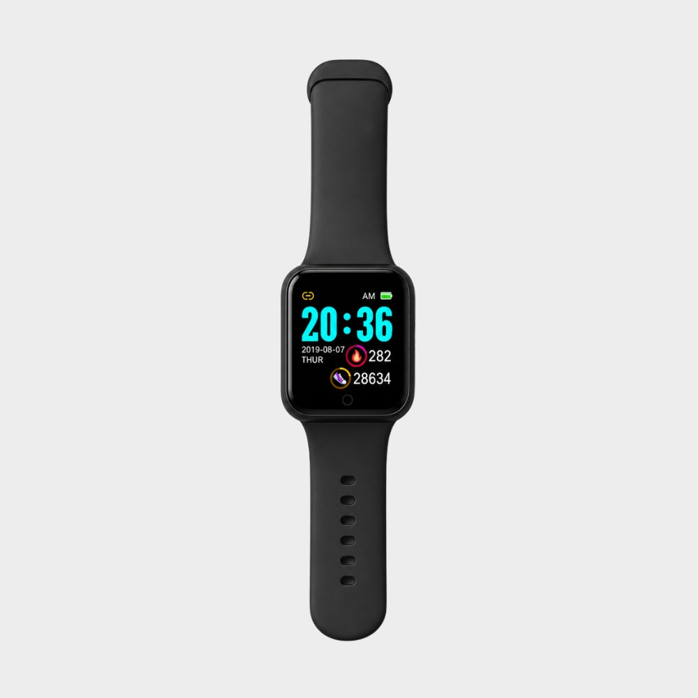 fitness smartwatch with heart rate and sleep tracker
