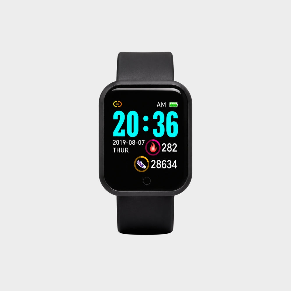 fitness smartwatch with heart rate and sleep tracker