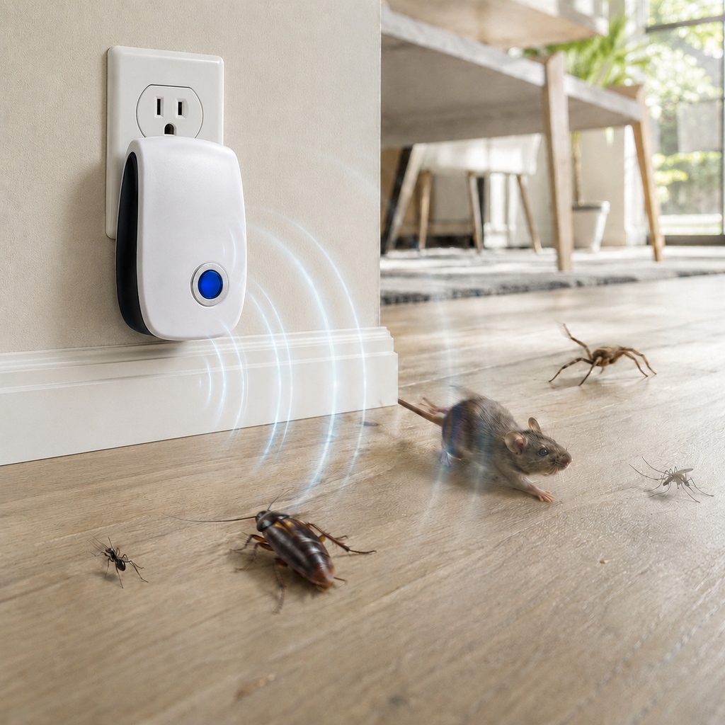 ultrasonic pest repeller plug in pack for home use
