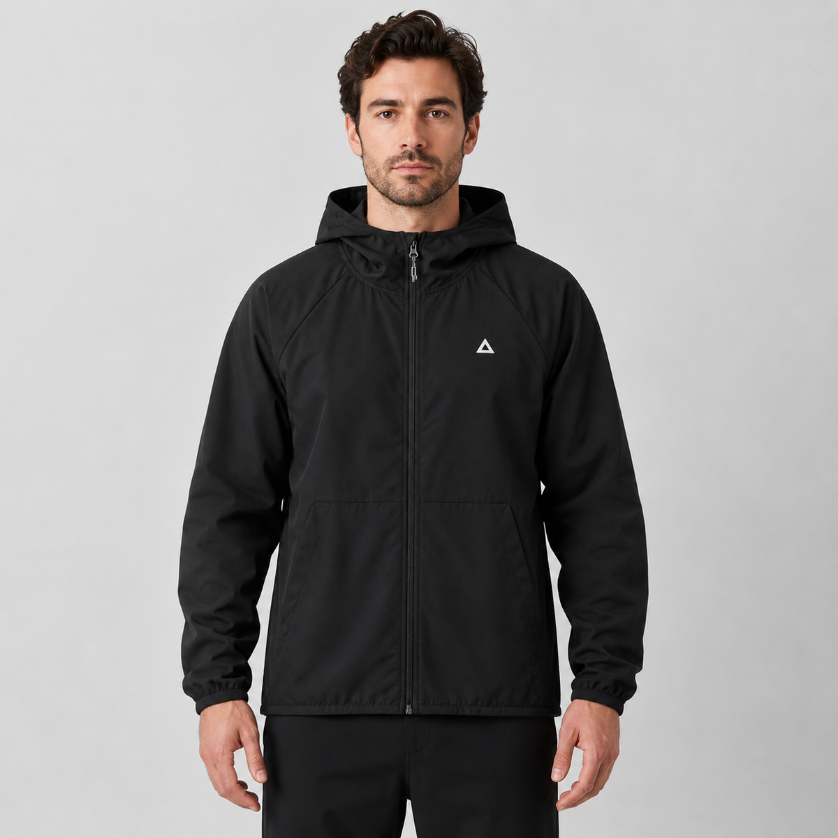 mens hooded windproof outdoor jacket quick dry