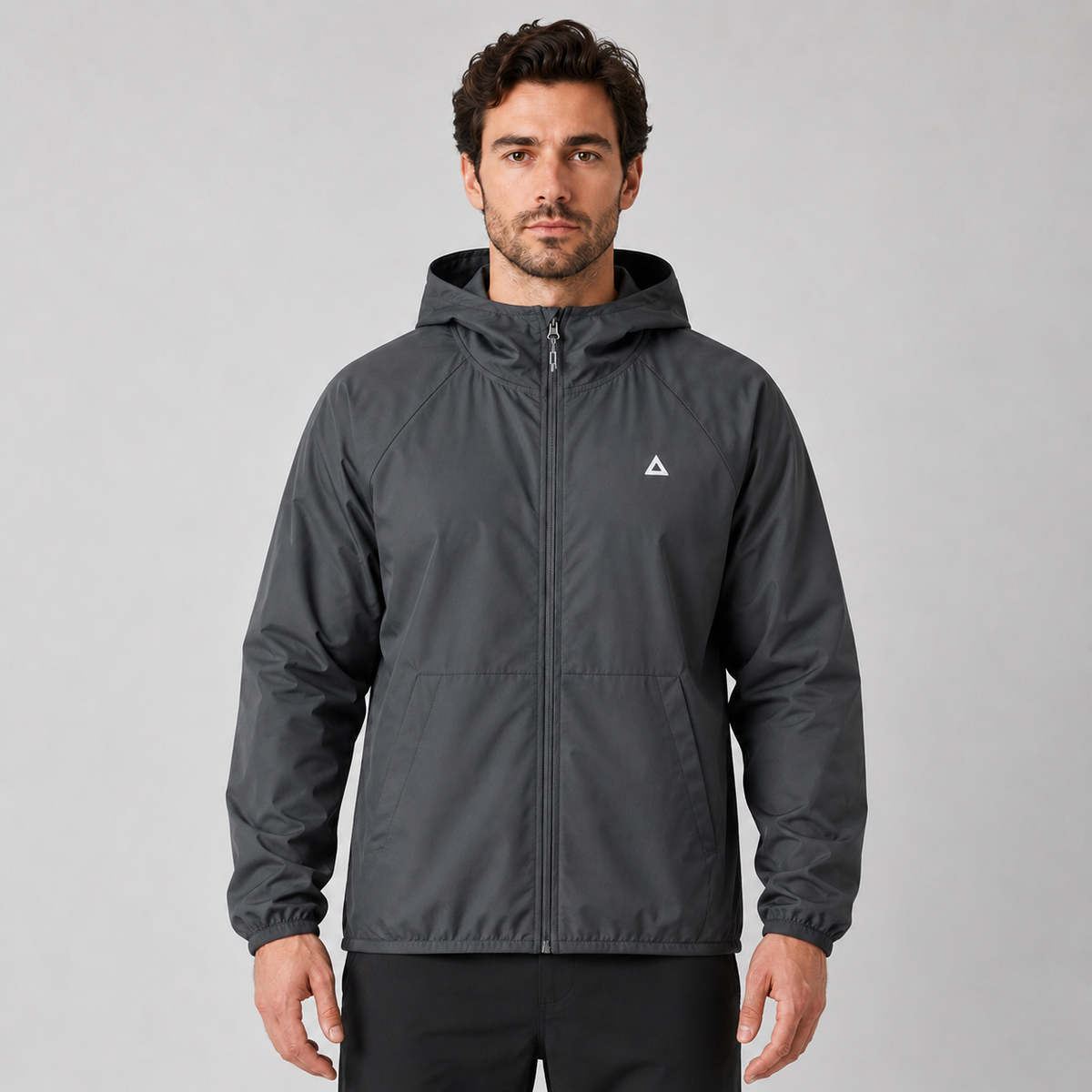 mens hooded windproof outdoor jacket quick dry