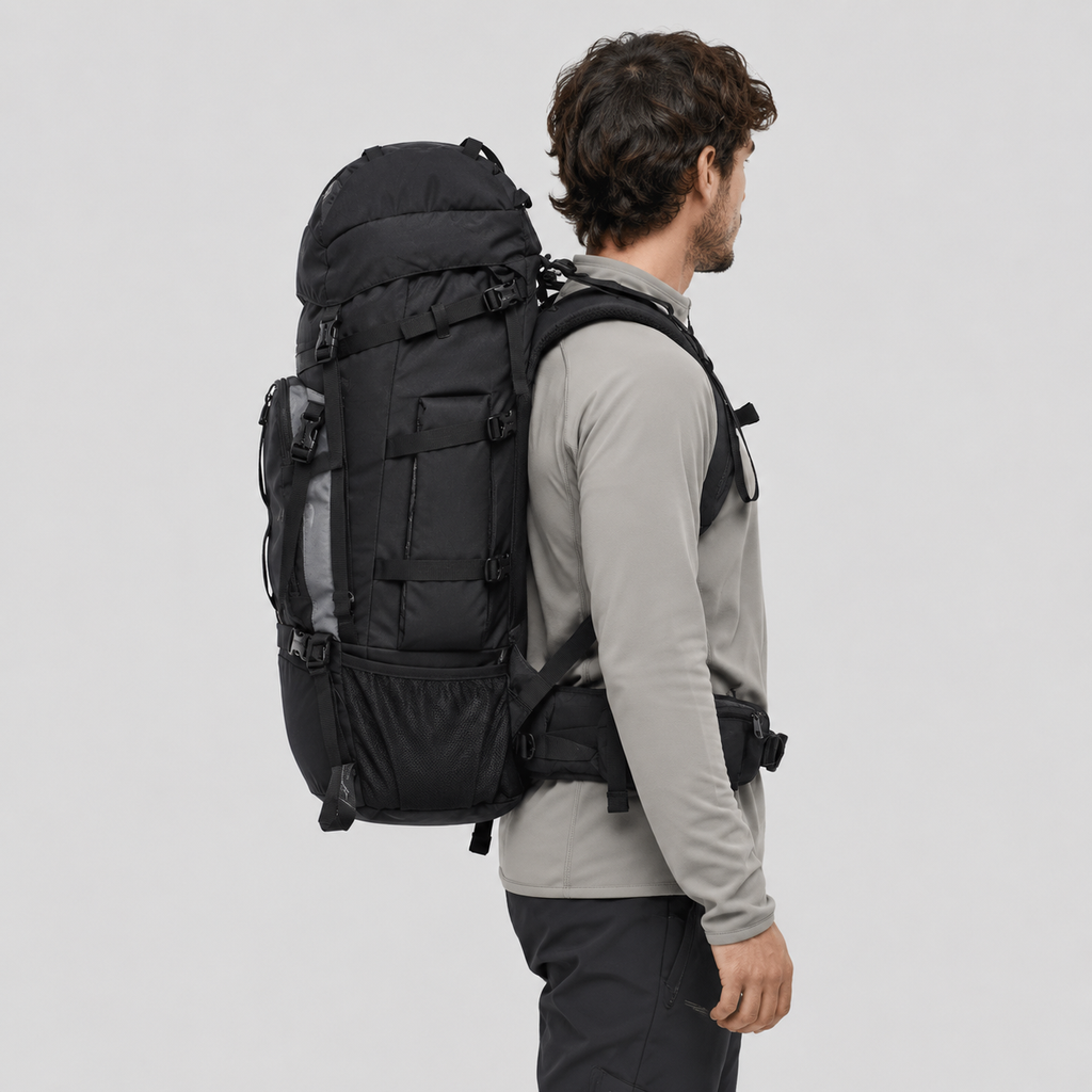 90L hiking backpack large capacity trekking rucksack