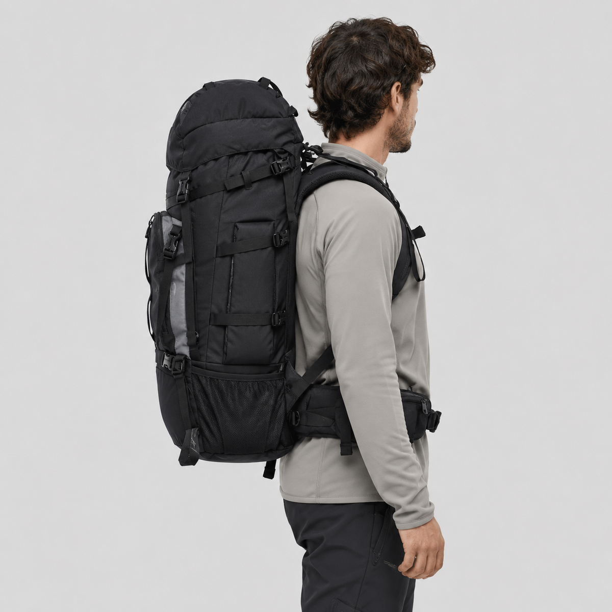 90L hiking backpack large capacity trekking rucksack