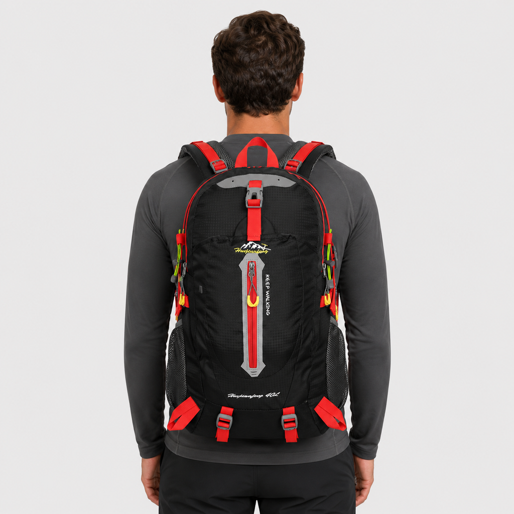 40L hiking backpack water resistant travel daypack