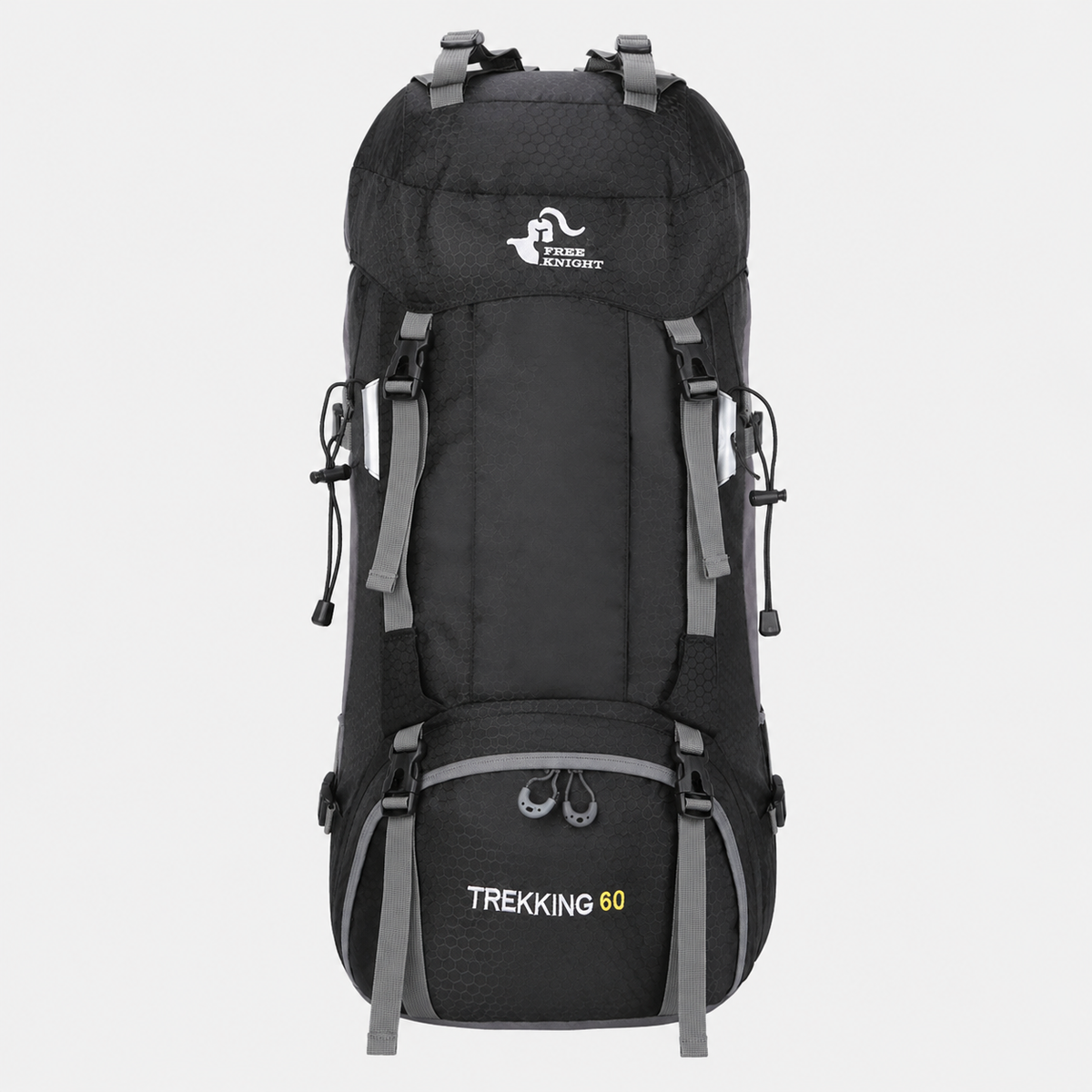 60L hiking backpack with rain cover trekking pack