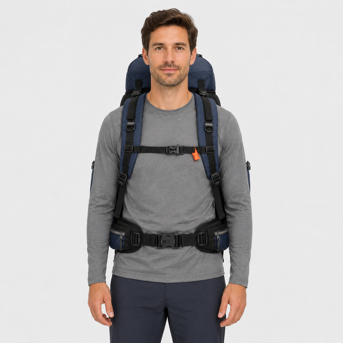 90L waterproof hiking backpack large capacity trekking pack