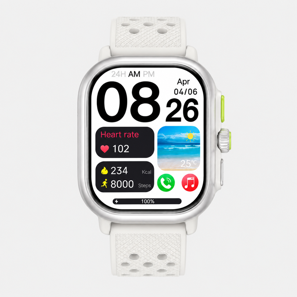 GPS running smartwatch with Bluetooth call fitness tracker