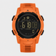 waterproof digital sports watch with pedometer and LED display
