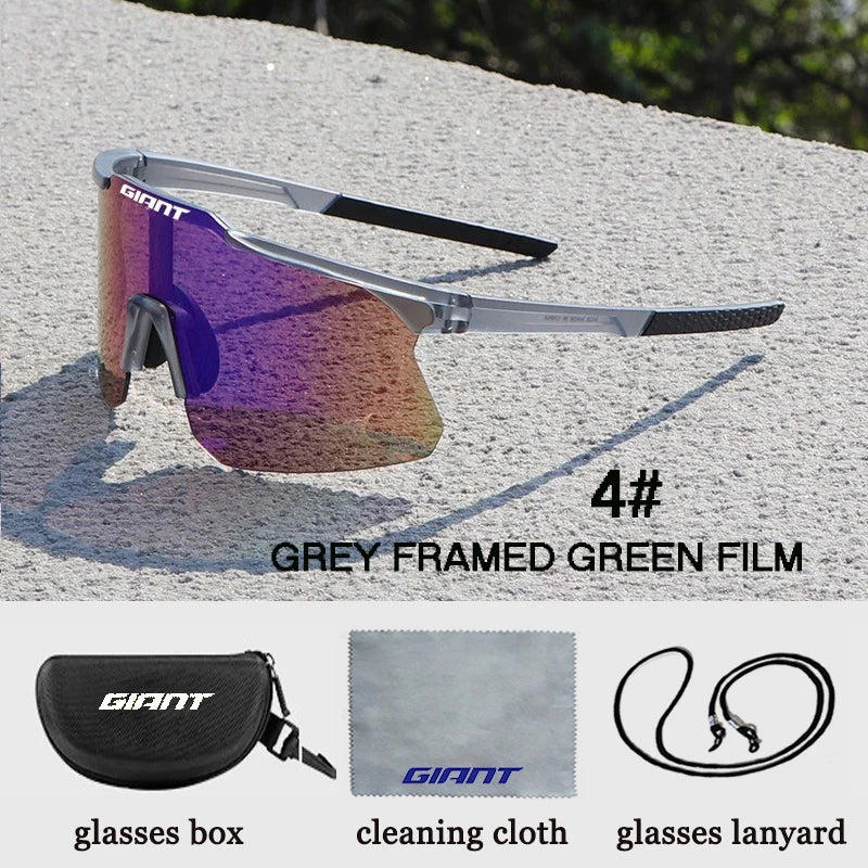 anti fog UV400 cycling sports sunglasses shield lens eyewear
