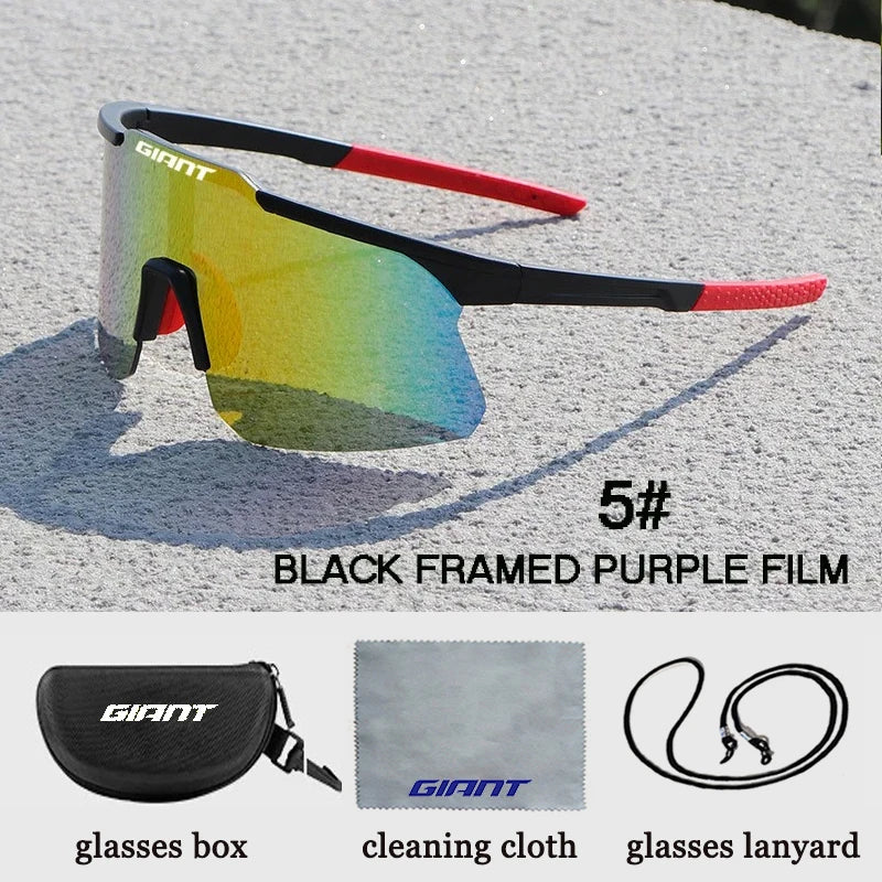 anti fog UV400 cycling sports sunglasses shield lens eyewear
