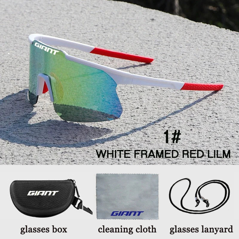 anti fog UV400 cycling sports sunglasses shield lens eyewear