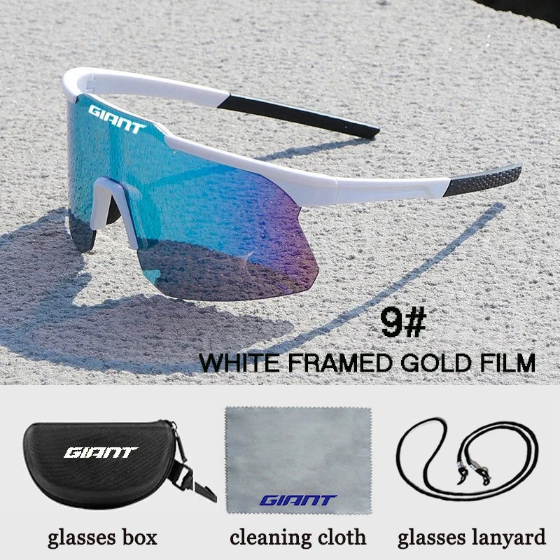 anti fog UV400 cycling sports sunglasses shield lens eyewear