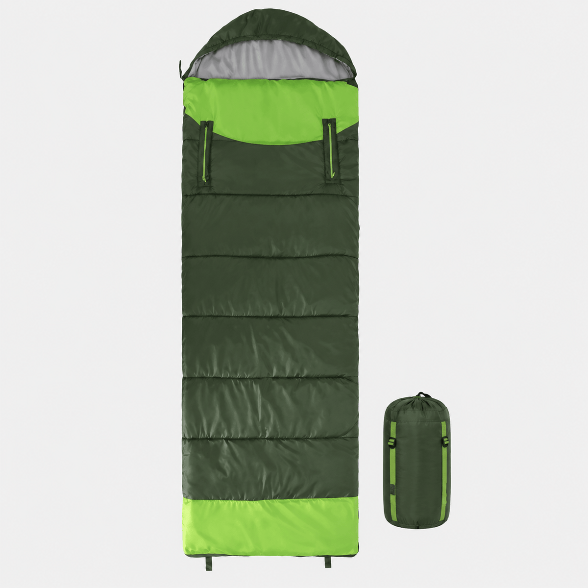 Hiking Camping 4 season splicing sleeping bag adult camping travel