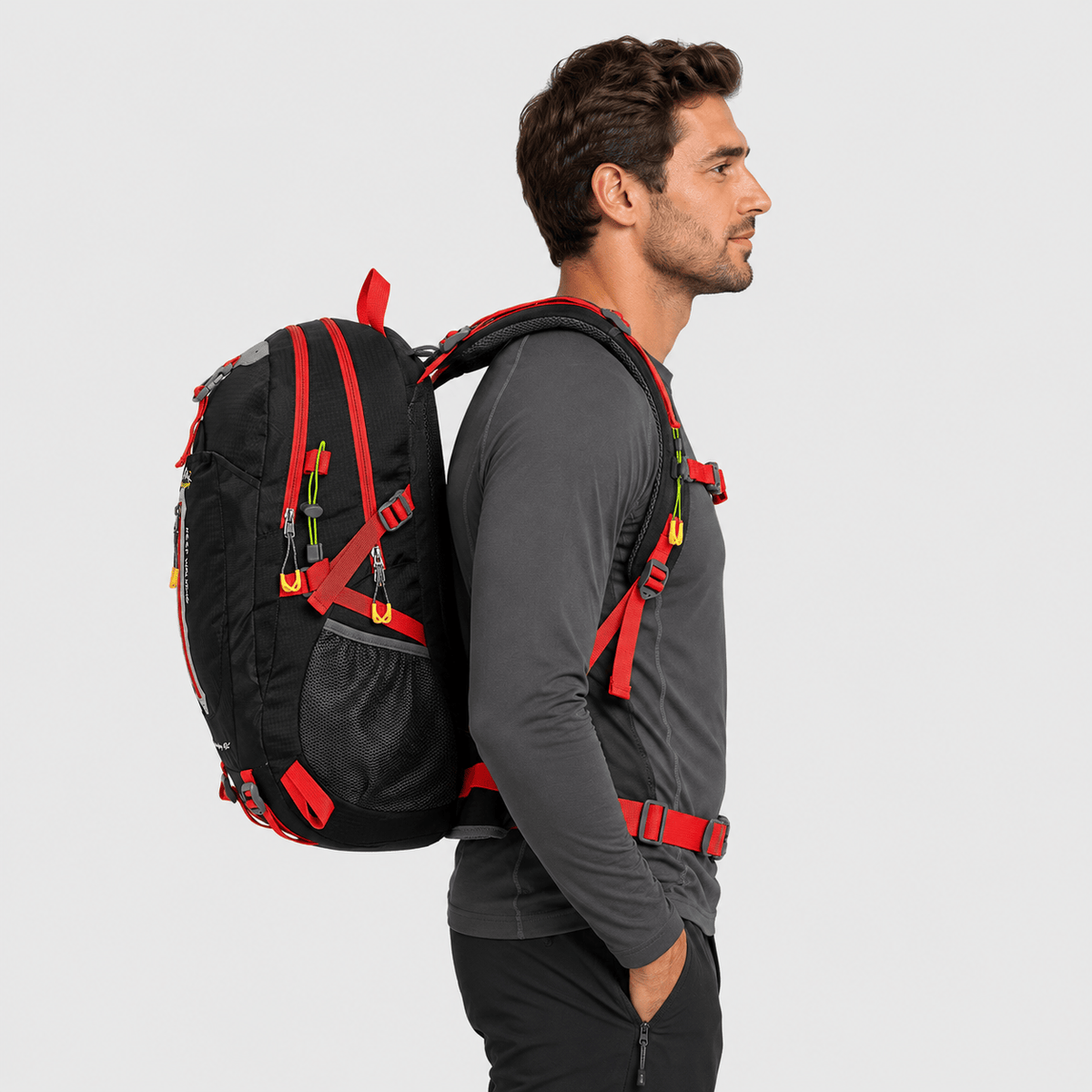 Hiking Camping 40L hiking backpack water resistant travel daypack