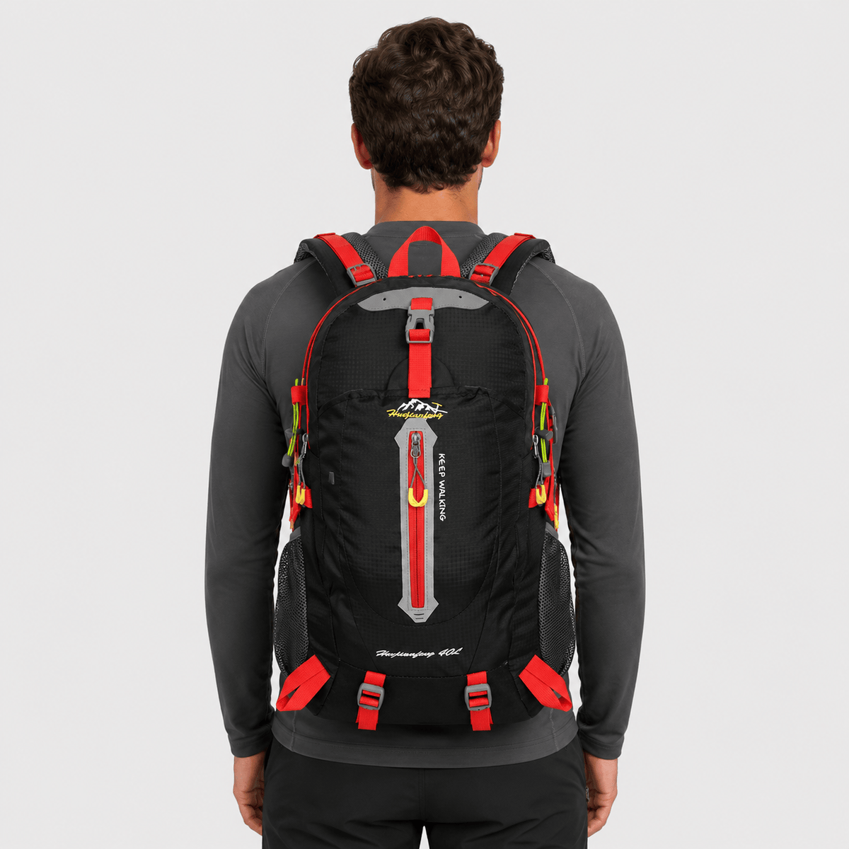 Hiking Camping 40L hiking backpack water resistant travel daypack