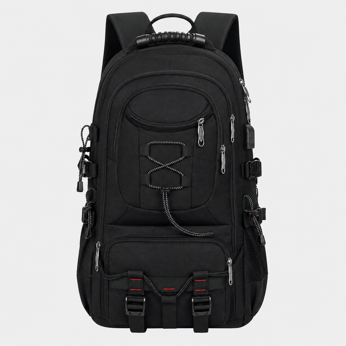 Hiking Camping 40L hiking backpack with USB charging port travel