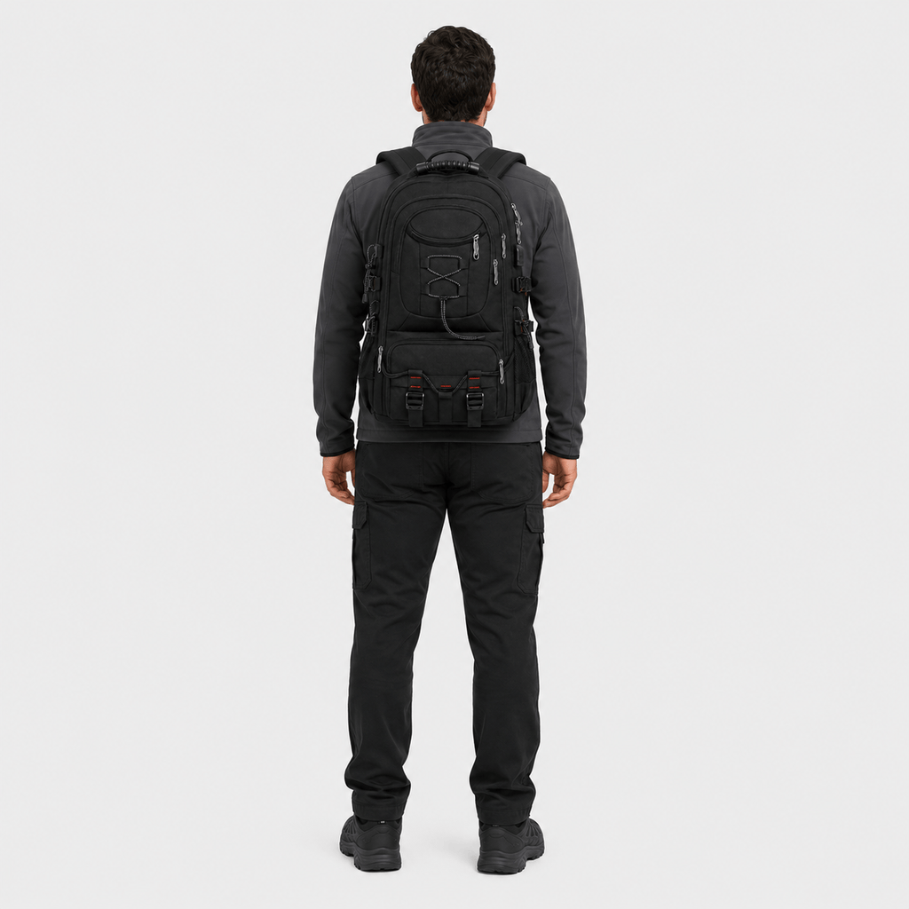 Hiking Camping 40L hiking backpack with USB charging port travel