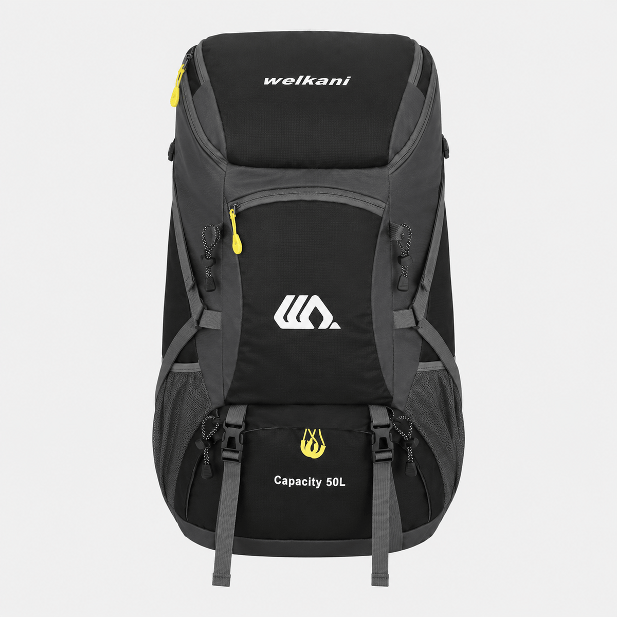 Hiking Camping 50L hiking backpack with shoe compartment trekking