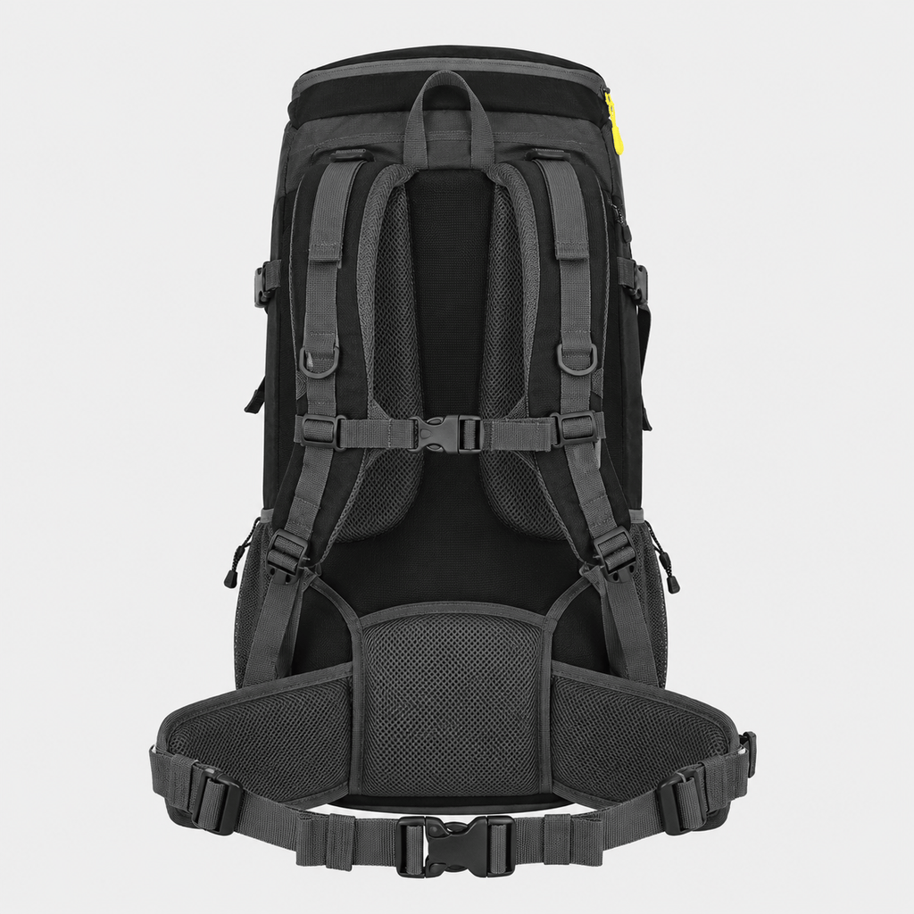 Hiking Camping 50L hiking backpack with shoe compartment trekking