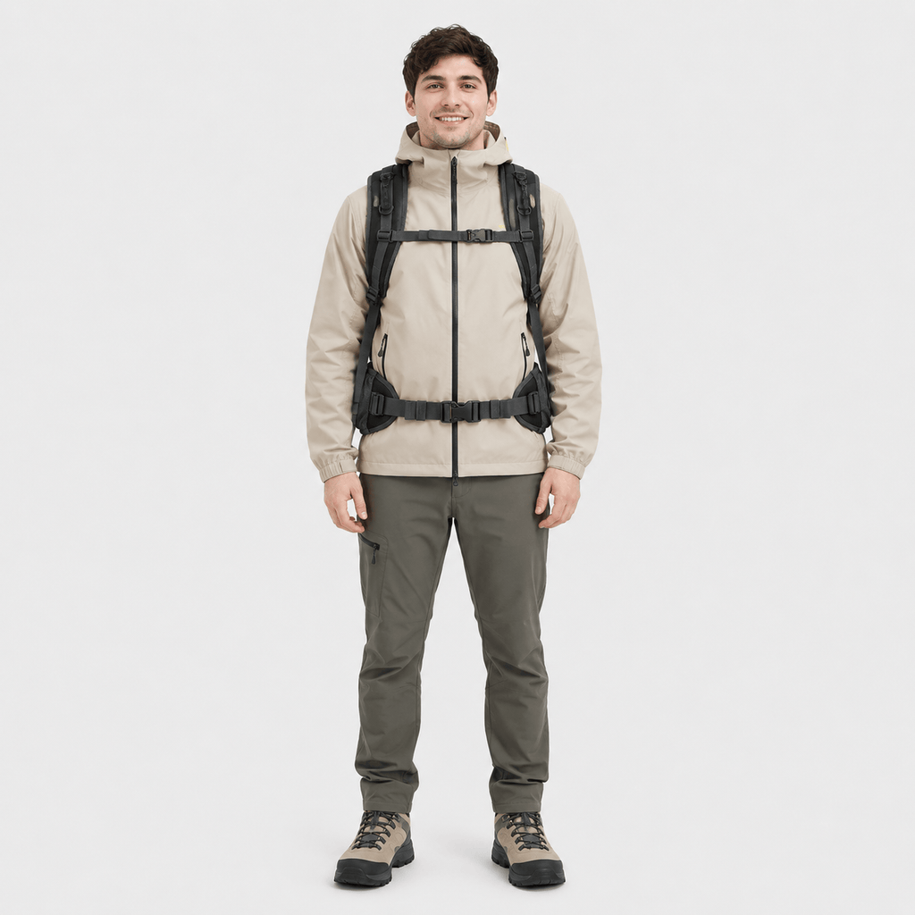 Hiking Camping 50L hiking backpack with shoe compartment trekking